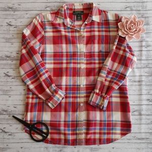Lauren Ralph Lauren▪Ralph Lauren plaid silk shirt